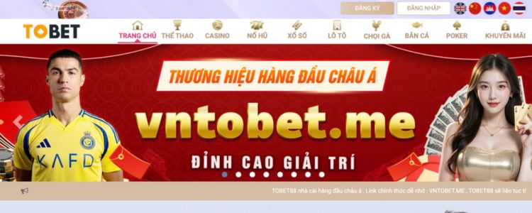 Giao diện Tobet88 trên PC